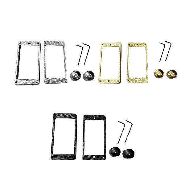 新品4Pcs Humbucker Pickup Mounting Frame Holder Direct Repla