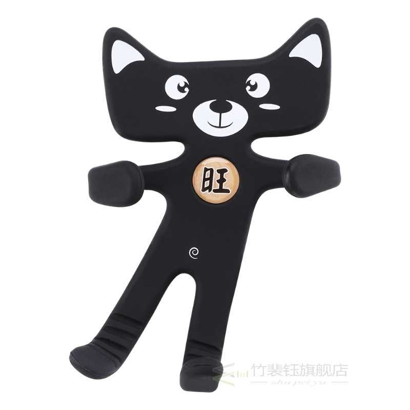新品2021 New Cat Shape Silicone Bendable Phone Holder Car Ph