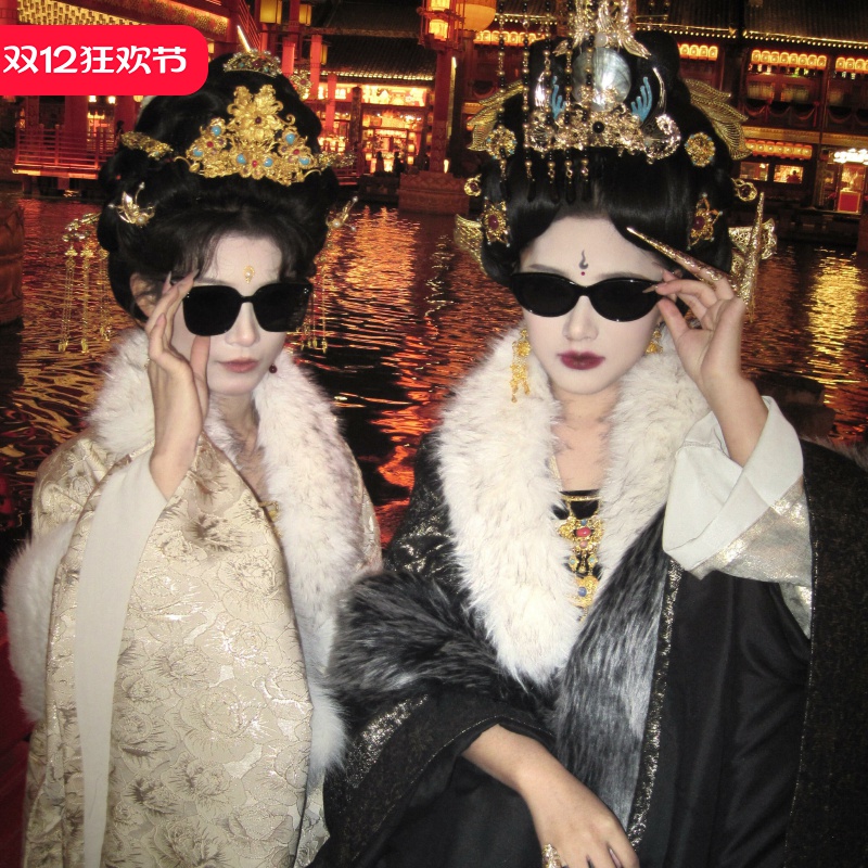 新中式冬汉服，绒暖雅致显国风