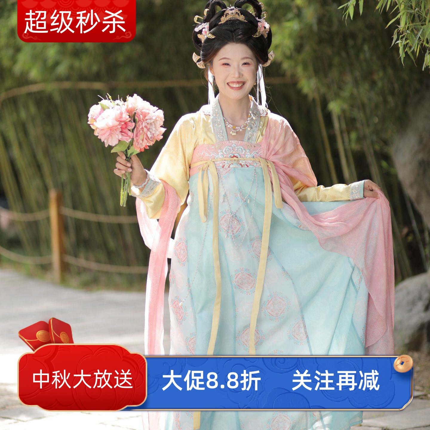 一袭汉服惊艳时光古韵自来图片