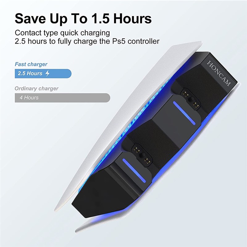 PS5 Type-C DualSense Charging Station Dual Charging Dock Cha