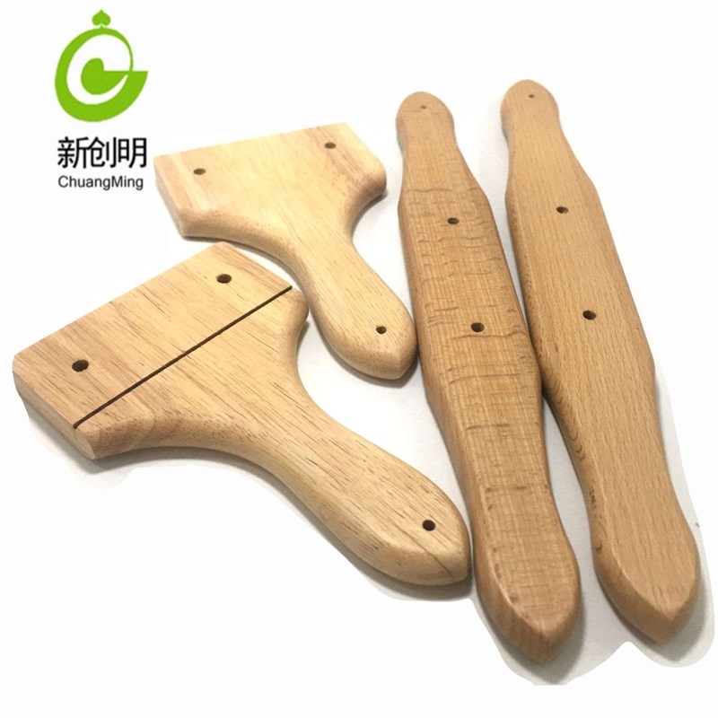 Both hands wooden handle raiser hardware handle wooden handl