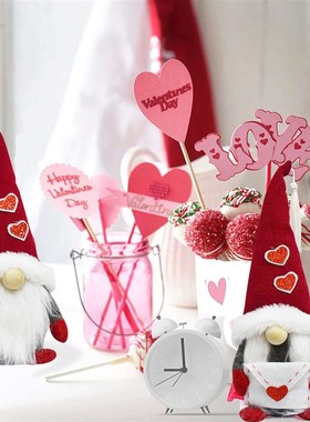 New Valentines Day Decoration Ornaments Love Flower Envelop