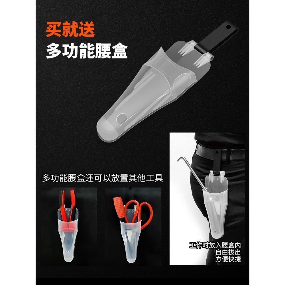 。易之力钢筋钩桩心钢扎丝钩钩子绑钩钢筋工不锈钢螺纹扎勾绑器扎