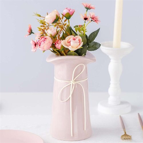 30cm Manual Silk Flower Artificial Flowers Bouquet Rose Pink