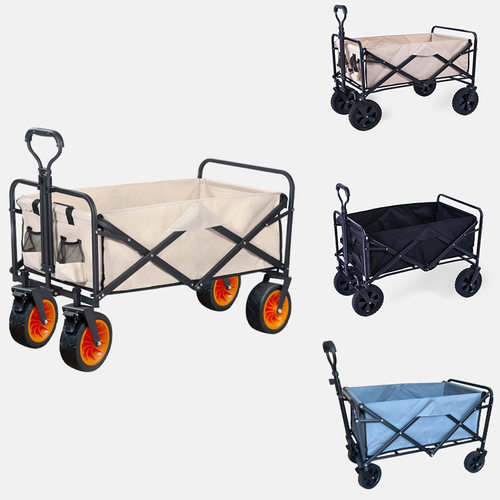 好货Camping Camping Campsite Trailer Folding Trolley Adjusta