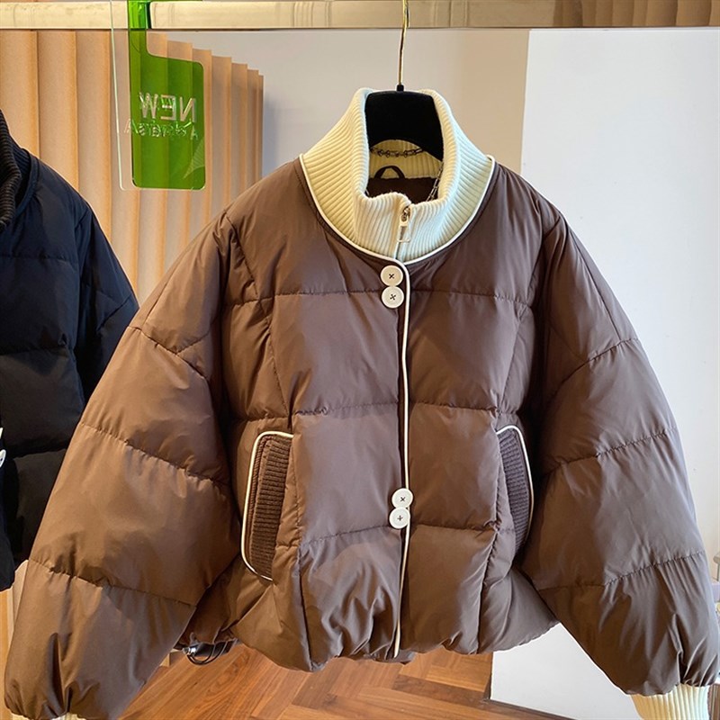 好货大码女2025冬季新款显瘦棉服胖妹妹小个子短款欧货洋气面包服