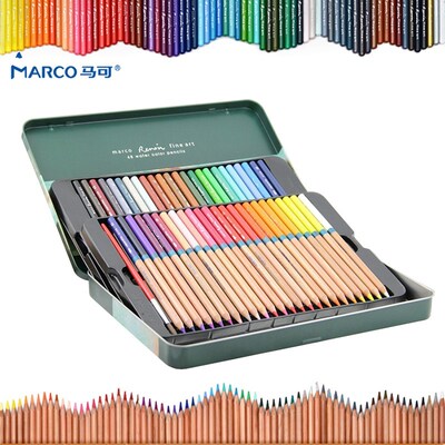 Marco Renoir Watercolor Pencil 24/36/48/72 Color Water Solu