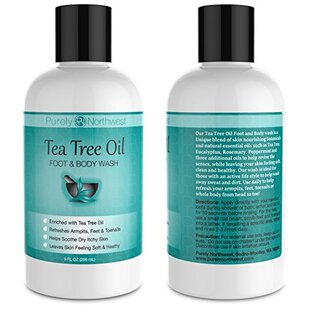 Antifungal Tea Tree Oil Body Wash, Helps Athletes Foot, Ring