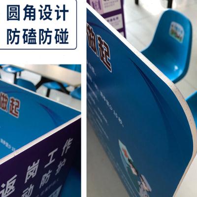 好货中伟食堂餐桌阻隔板屏风保护板隔离板防飞沫十字挡板屏风隔断