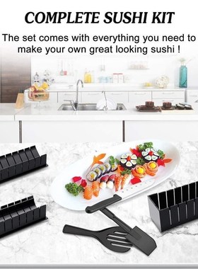 10 PCS/Set Sushi Maker Equipment Kit,Japanese Rice Cake Ball