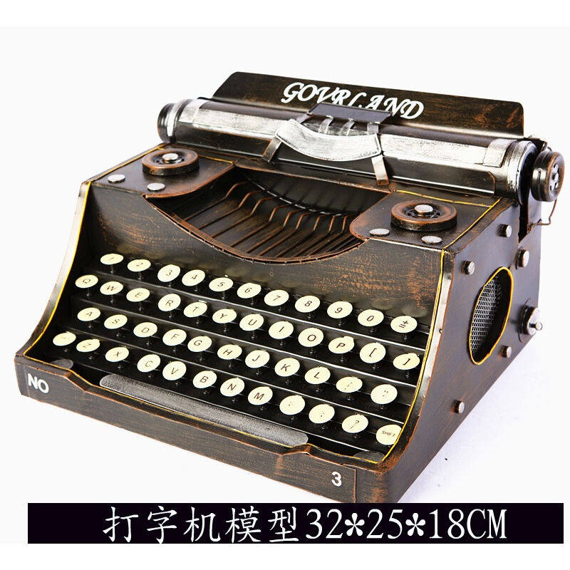 好货复古老式收音录音机投影机摄影机缝纫机电视机打字机模型道具