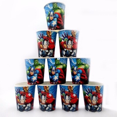 好货10pcs/lot Avengers Hulk Cup Birthday Decoration Theme Pa