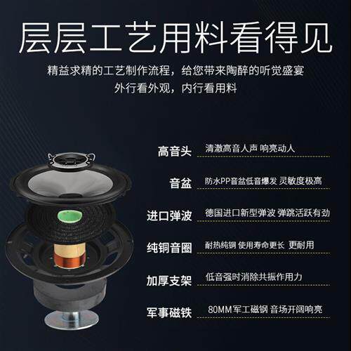 极速雪佛兰科鲁兹爱唯欧克鲁泽迈锐宝汽车前后门同轴音响喇叭无失
