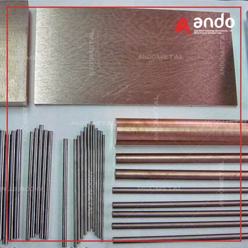 CuW60钨铜棒 钨铜板 耐电弧烧蚀钨铜合金棒 圆棒 板 钨铜管 长条