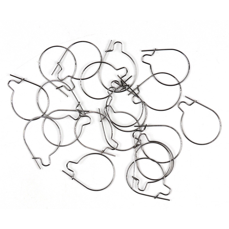 极速50PCS S / M / L Blunt Tip Carp Fishing Maggots Clip For