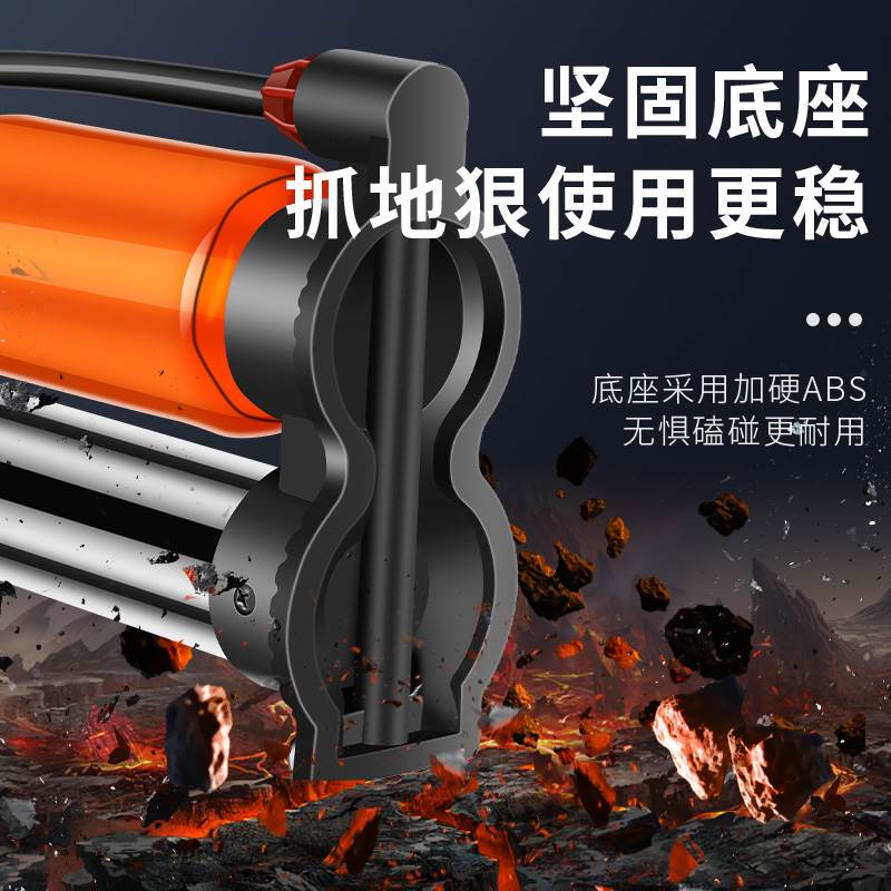 高压摩托电瓶电动脚踏车充气管子泵单车打气筒家用通用汽车篮球简
