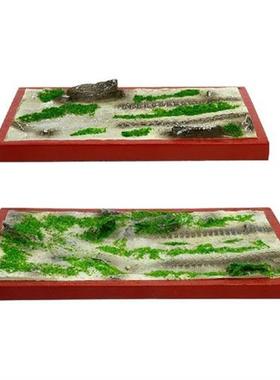 Model Scenery Tank Model Building Material Grass Tufts