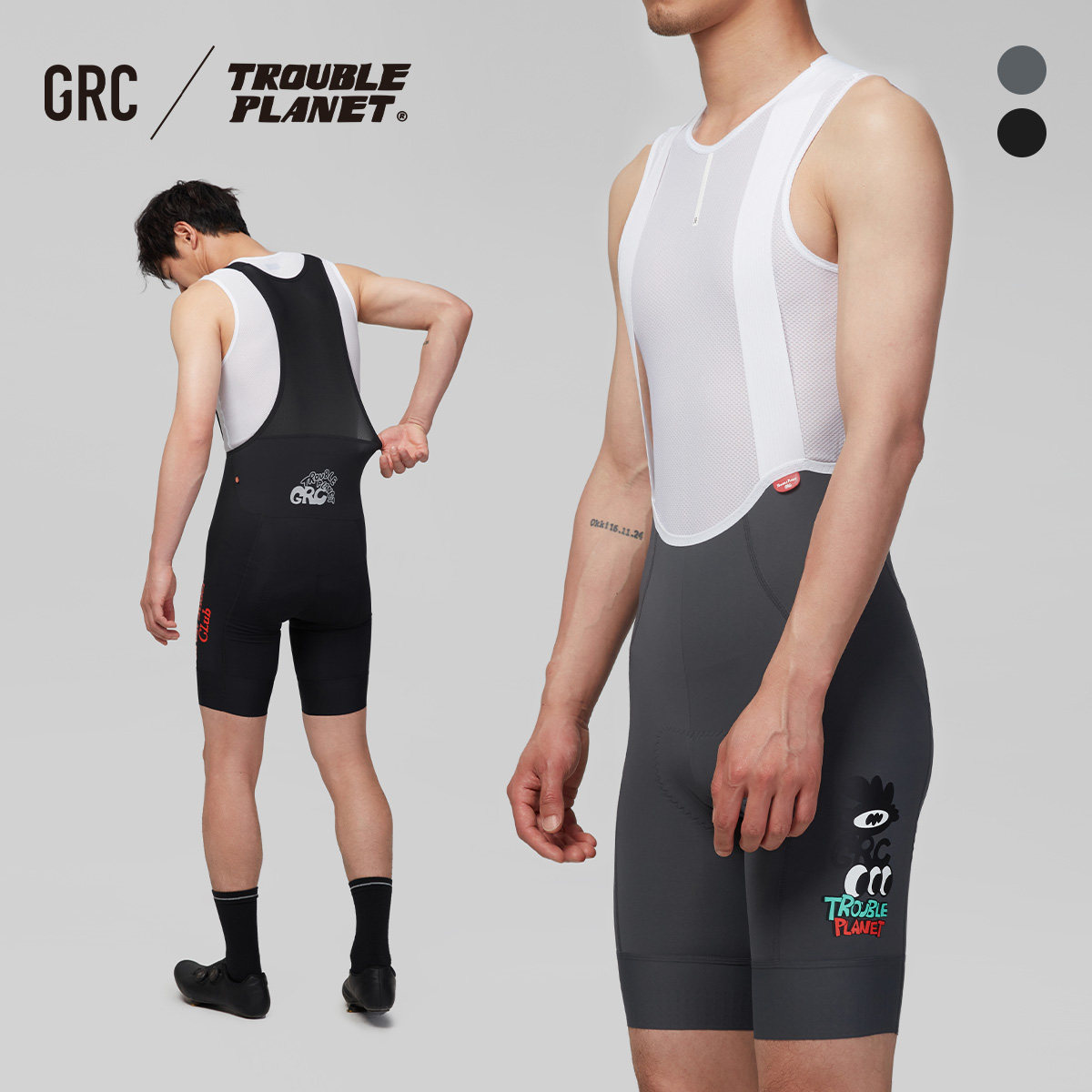 GRC桀骜无尽夏季新款骑行裤麻烦星球联名双箭头骑行服背带短裤男,自行车/骑行装备/零配件,专业骑行裤,淘宝优惠券,粉丝福利购,淘宝优惠卷