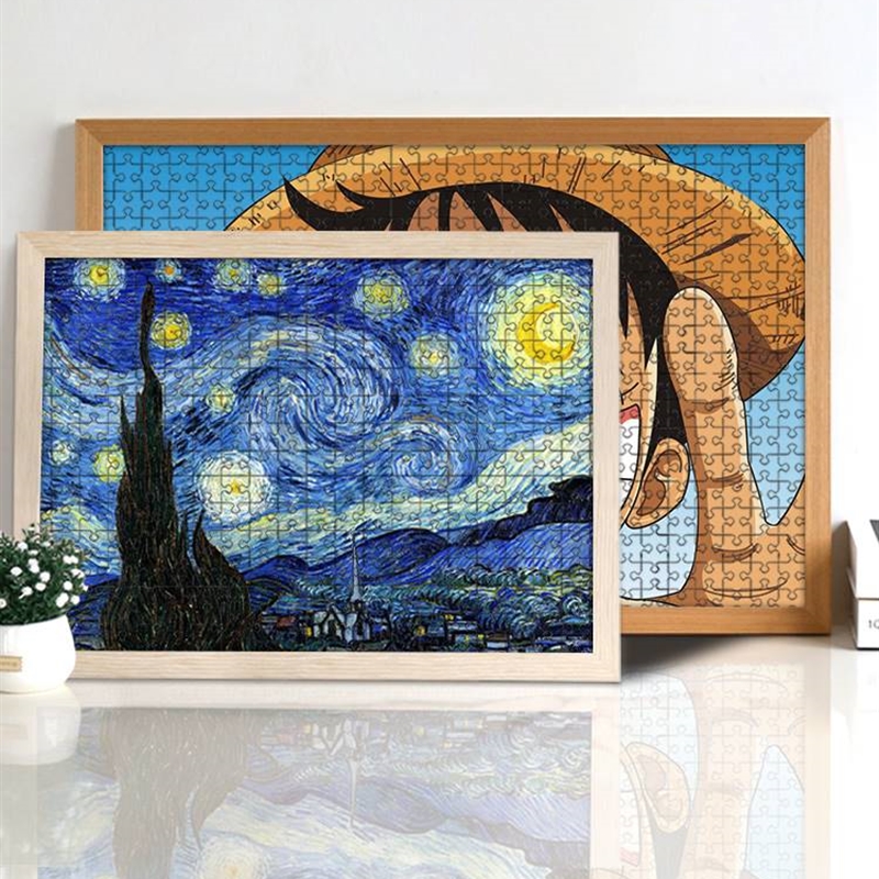 实木拼图相框架1000片37.8*58.8 48*68 57*87 51*73.5 72*49 5075