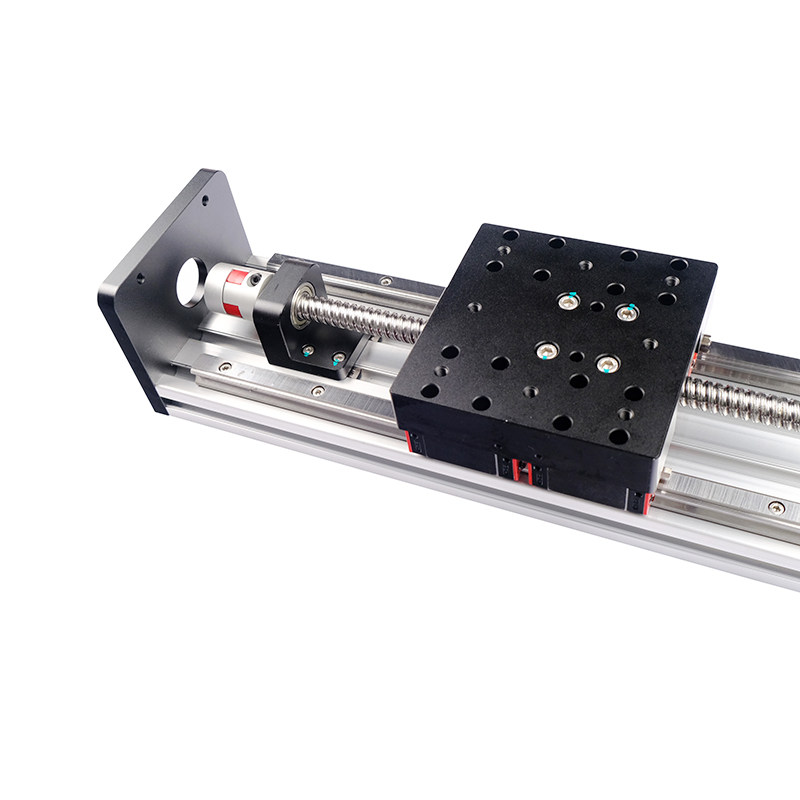 KHMOS滚珠丝杆直线模组步进电机电动线性导轨120宽开放式丝杠滑台