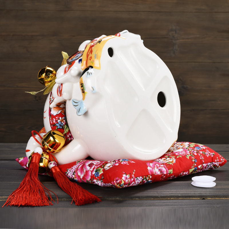 招财猫存钱罐大容量男女孩创意儿童储蓄罐陶瓷超大号家居客厅摆件