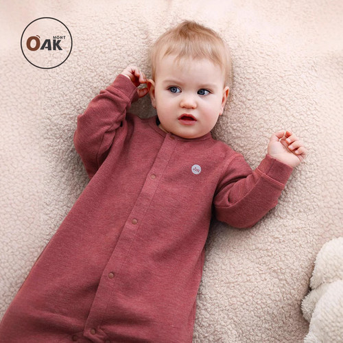 蚕丝羊毛婴儿连体衣柔软保暖秋冬