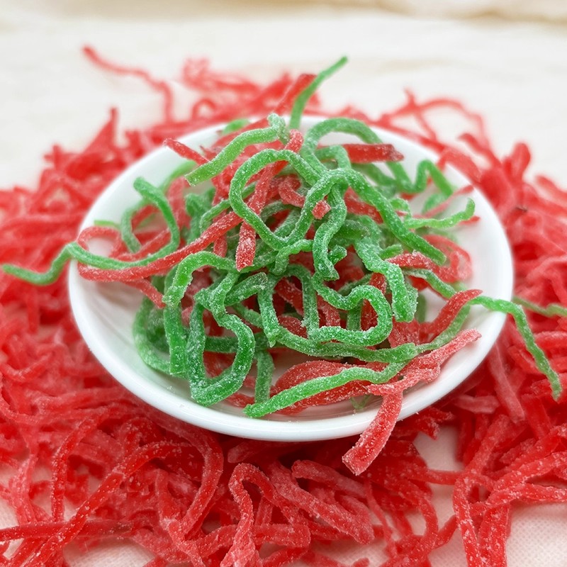 老式青红丝五仁月饼馅料冬瓜糖红绿丝食用苏式绿豆汤配料冬瓜蓉