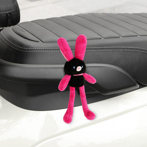 爱玛朵朵电动车装饰品公仔仰望爱琪qb33车尾毛绒玩偶挂件配件摆件