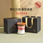 结婚生日伴手礼盒 WoodWick香薰蜡烛家用香氛明星同款 节日礼物