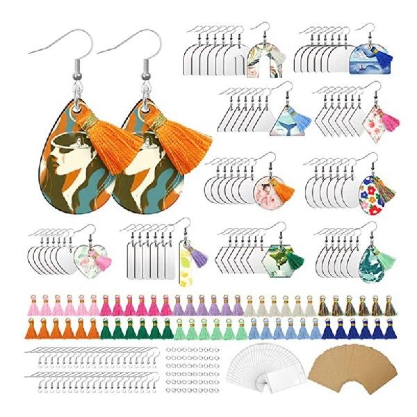 300Pcs Sublimation Blanks Products, 60Pcs Sublimation