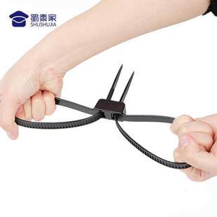 捆绑捆扎带扎线束缚束线带电线扎条自 极速一次性便捷约束带10支装