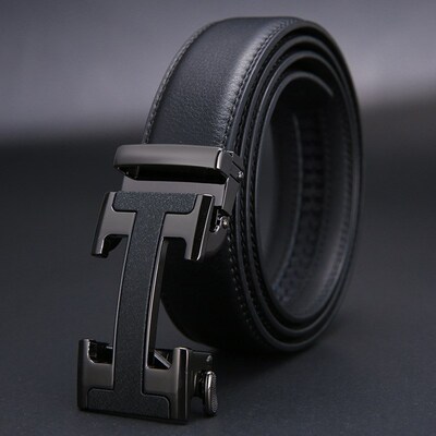 极速Adjustable Width Leather Belts Man Waist Belt Men Mens
