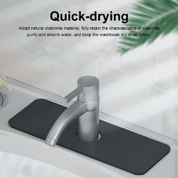 1PC Kitchen Faucet Absorbent Mat Faucet Wraparound Sink
