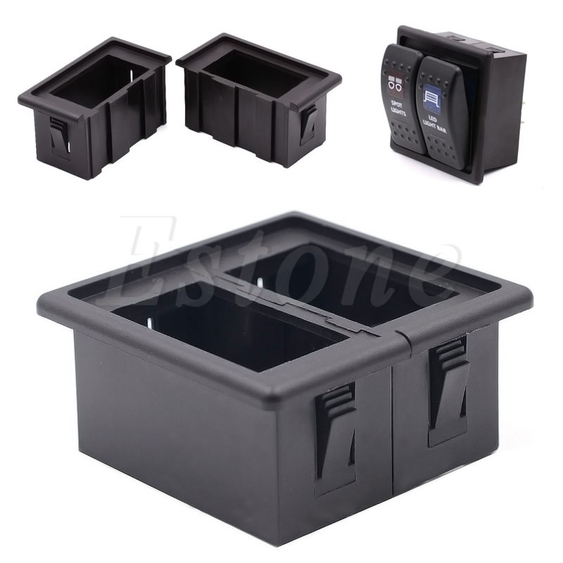 Car Boat Rocker Switch Clip Panel Patrol Holder Housing For