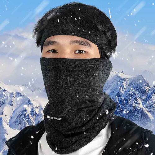 极速Winter Neck Warmer Cycling Scarf Bandana Hiking Face Cov