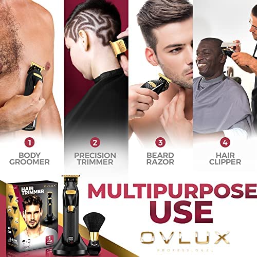 OVLUX Hair Trimmer - Professional Outliner Trimmer  4 Guide