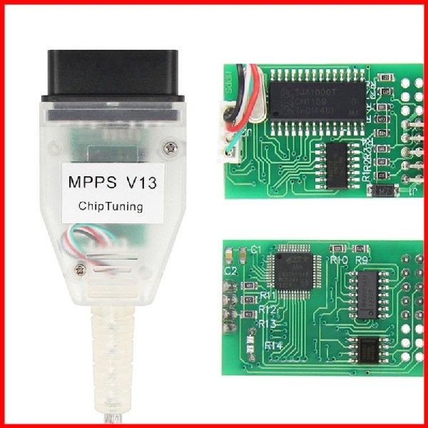 OBD2 MPPS V1302 Scanner Diagnostic Instrument Cable Car