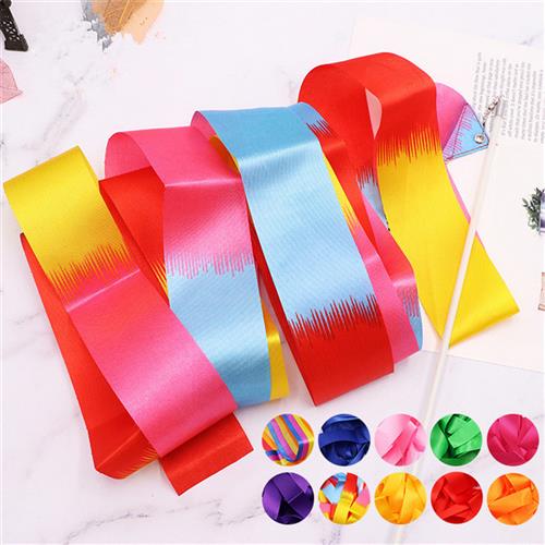 极速2M/4M Colorful Gym Ribbons Dance Ribbon Rhythmic Art Gym