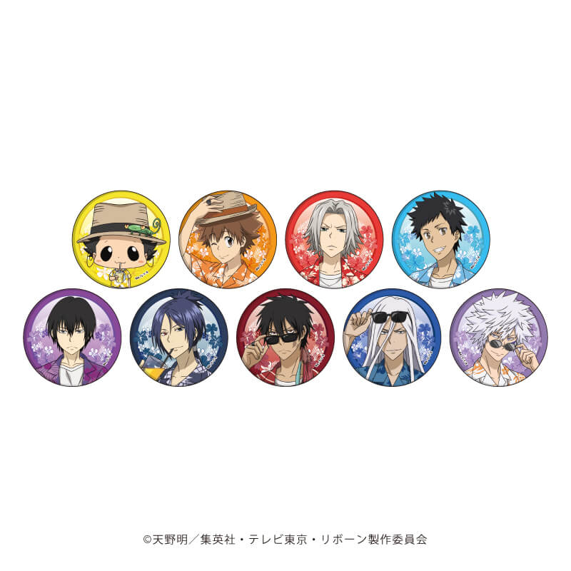 GuGuGuGu现货 A3家庭教师HITMAN REBORN!夏威夷衬衫盲抽徽章日谷