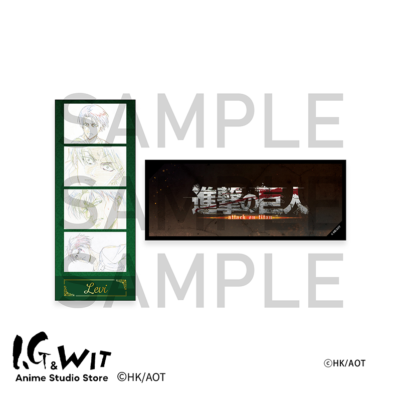 I.G WIT 进击的巨人四宫格票根收藏卡动漫周边谷子日谷正版授权