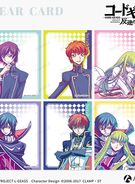 ANIQUE 反叛的鲁路修15周年纪念合影卡盲盒正版日谷ZK