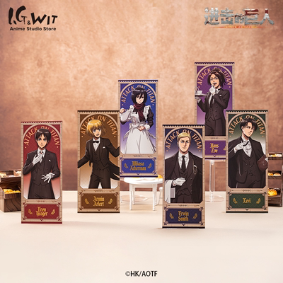 【新品】I.G WIT 进击的巨人NobleDuties盲抽镭射票咖啡撤退矮人