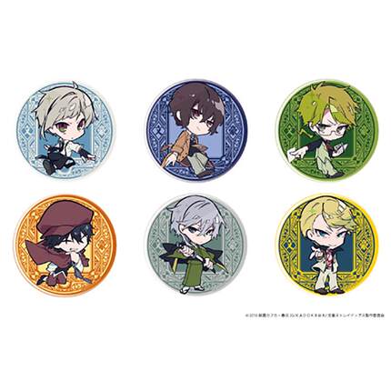 【狂欢价】A3文豪野犬 0102 Q版盲抽马口铁徽章 日谷周边