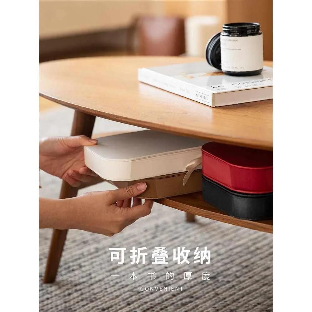 新品纸十八折叠凳换鞋圆坐凳家用小凳子板凳可折叠网红凳休闲矮凳