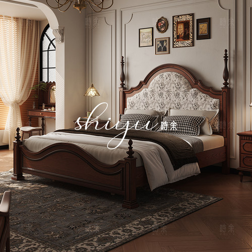 「年轮铜脉」白橡木｜茉尔美式床