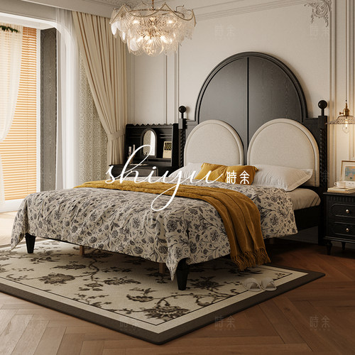 「时余妮娜床」质感｜复古油蜡皮