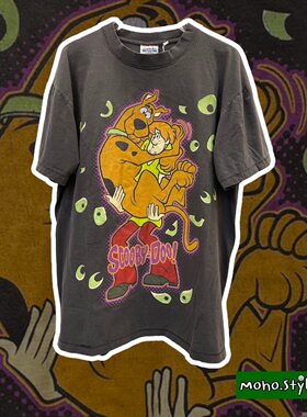 Story Carrie  史酷比和毛茸茸Scooby doo滑板潮流设计短袖T恤