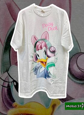Story Carrie  Looney Tunes乐一通唐老鸭欧美潮流学生短袖T恤