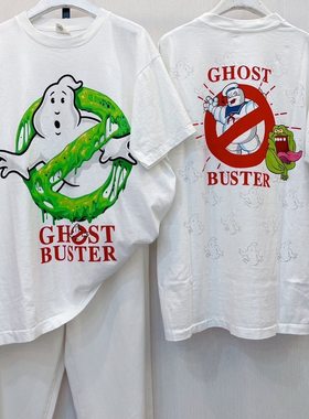 Story Carrie   电影捉鬼敢死队Ghostbusters幽灵涂鸦夏季短袖T恤